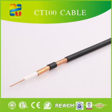 Câble coaxial de câble de cuivre CT100 avec la veste de PVC